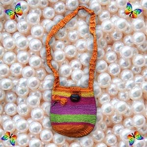 🌈⭐️Rainbow Basketweave Crossbody Purse⭐️🌈